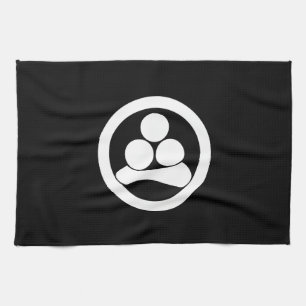 丸に渡辺星 KITCHEN TOWEL