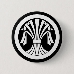 丸に立ち束ね熨斗 2 INCH ROUND BUTTON