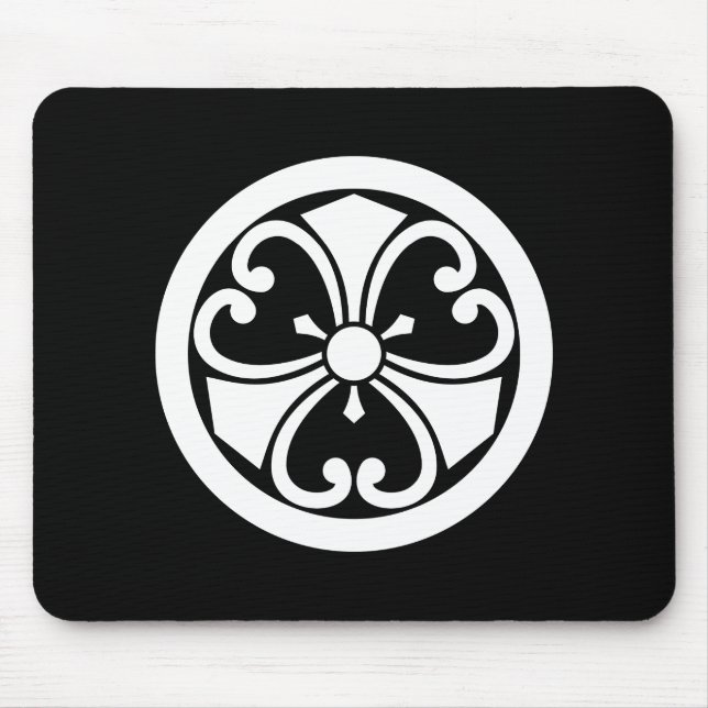 丸に蔓剣酢漿草 MOUSE PAD (Front)
