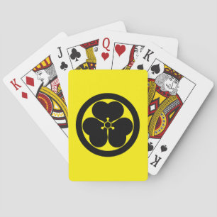 丸に酢漿草 バイスクルトランプ PLAYING CARDS