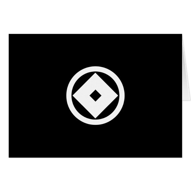 丸に釘抜き (Front Horizontal)