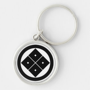 丸に隅立て四つ目 KEYCHAIN