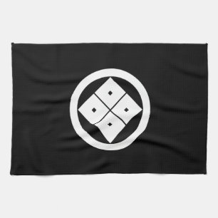 丸に隅立て四つ目 KITCHEN TOWEL