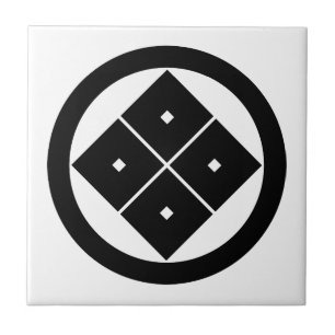 丸に隅立て四つ目 TILE