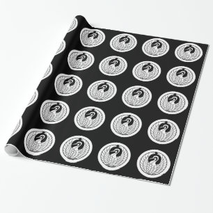 丸に鶴の丸 WRAPPING PAPER