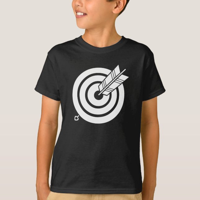 丸的に当たり矢 T-Shirt (Front)