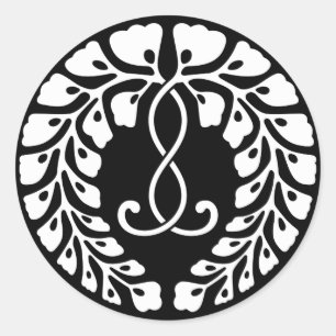 九条藤 CLASSIC ROUND STICKER