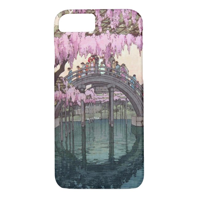 亀戸天神, Kameido Bridge, Hiroshi Yoshida, Woodcut Case-Mate iPhone Case (Back)