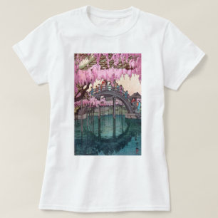 亀戸天神, Kameido Bridge, Hiroshi Yoshida, Woodcut T-Shirt