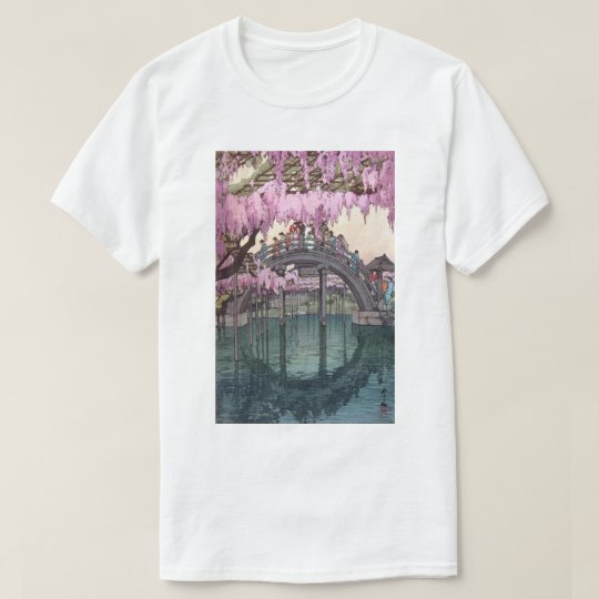 亀戸天神, Kameido Bridge, Hiroshi Yoshida, Woodcut T-Shirt
