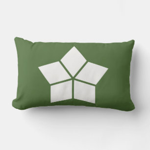 五つ菱 (十割作図) LUMBAR PILLOW