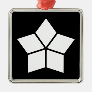 五つ菱(十割作図) METAL ORNAMENT