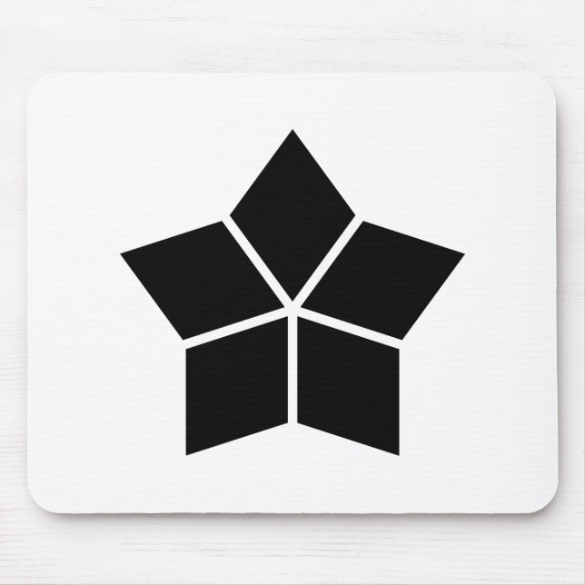 五つ菱(十割作図) MOUSE PAD (Front)