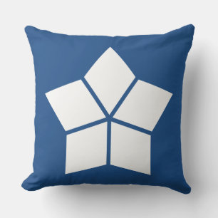 五つ菱 (十割作図) THROW PILLOW
