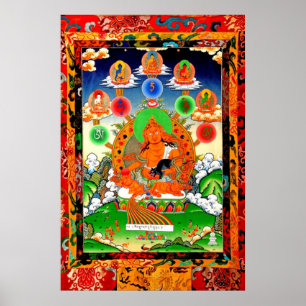 五 佛 與 財 神 LINEAGE 5 BOUDDHA JAUNE Poster