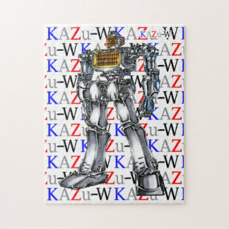 作品番号00001　「灼熱！！電気ストーブロボ」ジグソーパズル JIGSAW PUZZLE