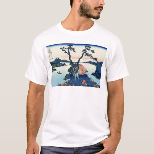 信州諏訪湖, 北斎 View Mt.Fuji from Lake Suwa, Hokusai T-Shirt