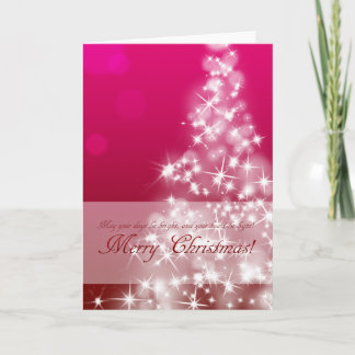 優雅でキラキラなクリスマスカード HOLIDAY CARD