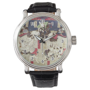 兎の相撲, 芳藤 Sumo Rabbits, Yoshifuji, Ukiyo-e Watch