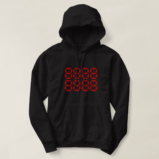 八八八八八八八八 88888888 | Lucky Numbers Hoodie (Design Front)