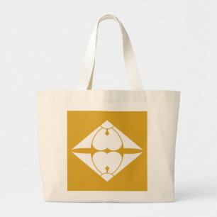 割り剣酢漿草菱 LARGE TOTE BAG
