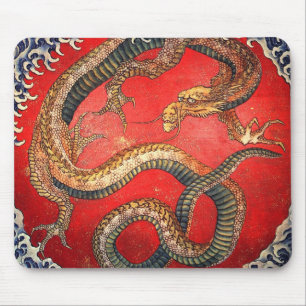 北斎の龍, 北斎 Hokusai Dragon, Hokusai, Ukiy Mouse Pad