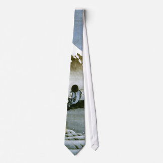 北斎 Boy & Mt Fuji Fine Art Tie
