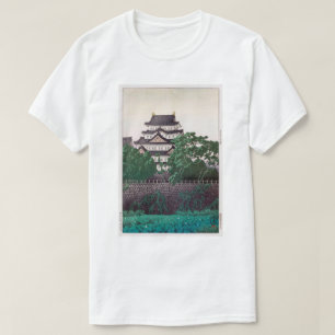 名古屋城, 川瀬巴水 Nagoya Castle, Hasui Kawase, Woodcut T-Shirt