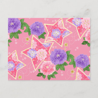 和風ポストカード(星とハート) POSTCARD
