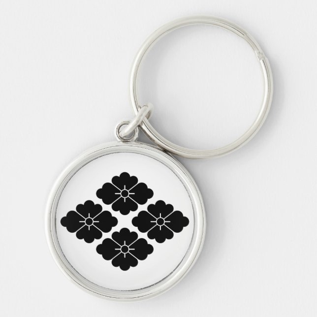 四つ花菱 KEYCHAIN (Front)