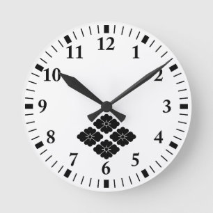 四つ花菱 ROUND CLOCK