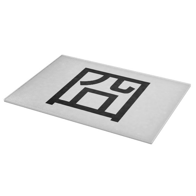囧 Jiong Chinese Orz Asian Meme Hanzi Emoticon Cutting Board (Corner)