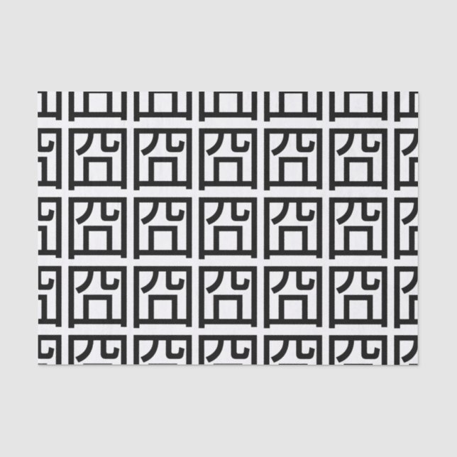 囧 Jiong Chinese Orz Asian Meme Hanzi Emoticon Tissue Paper (Front)