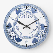 地支钟上午Traditional Chinese Di Zhi Clock (Morning)
