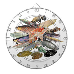 大型熱帯魚のダーツボード DARTBOARD