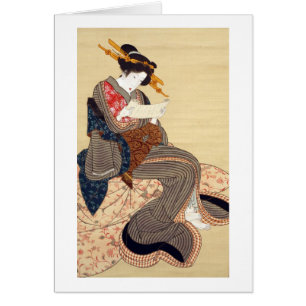 女, 国貞 Woman, Kunisada, Ukiyo-e