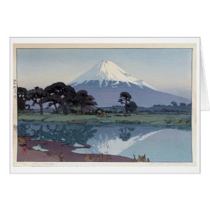 富 士 山 川, Mt.Fuji, Suzukawa, Yoshida, Woodcut