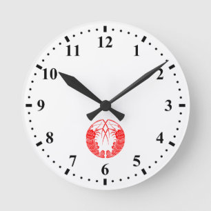 対い海老の丸 ROUND CLOCK
