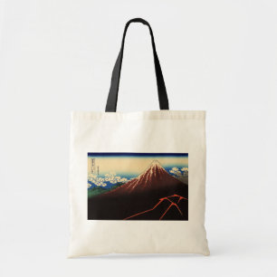 山下白雨, 北斎 Thunder and Mount Fuji, Hokus Tote Bag