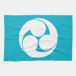 左三つ巴(地抜き) KITCHEN TOWEL