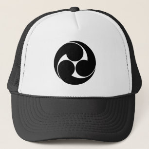 左三つ巴(地抜き) TRUCKER HAT