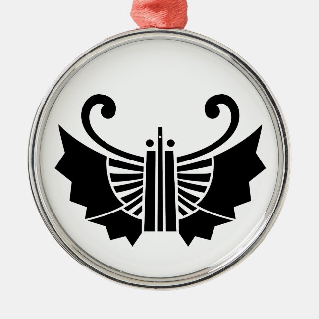 扇胡蝶 METAL ORNAMENT (Front)