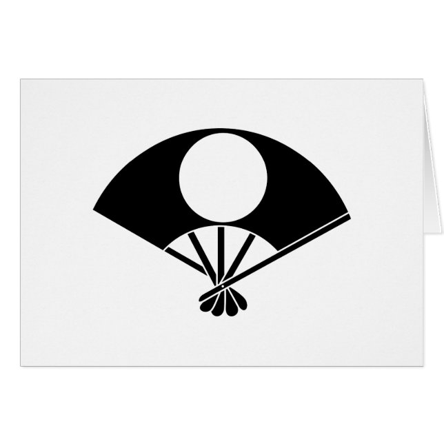 扇 に 月 丸 (Devant horizontal)