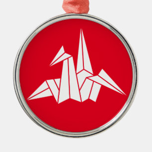 折り鶴 METAL ORNAMENT