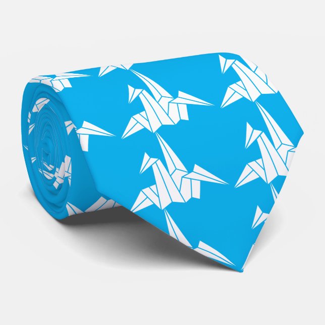 折り鶴 TIE (Rolled)