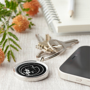 抱き折れ松葉に枝梅 KEYCHAIN