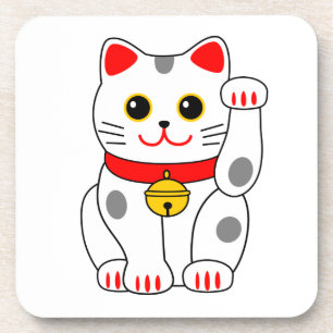 招き猫, Manekineko (Lucky cat, Beckoning cat) Coaster
