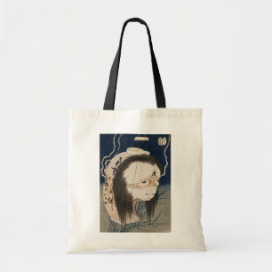 提灯のお化け, 北斎 Ghost of The Lantern, H Tote Bag