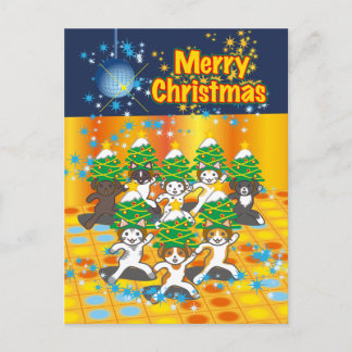 日本のクリスマス - Japanese Christmas Holiday Postcard