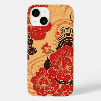 日本の伝統的なヴィンテージデザインを使用したアート作品 Case-Mate iPhone 14 CASE